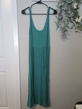 a new day Teal Sleeveless Scoop-Neck Maxi Dress